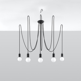 Lustre EDISON 5 noir