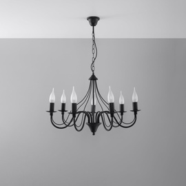 Lustre MINERWA 7 noir
