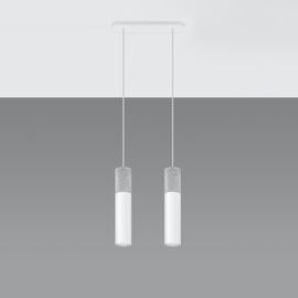 Lampe suspendue BORGIO 2 blanc