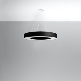 Lustre SATURNO SLIM 70 noir