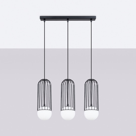 Lampe suspendue BRINA 3L noir