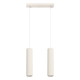 Lampe suspendue KARBON 2 beige