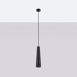 Lampe suspendue ELECTRA béton noir