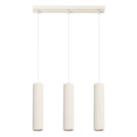 Lampe suspendue KARBON 3L beige