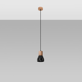 Lampe suspendue QUBIC noir