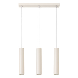 Lampe suspendue LAGOS 3L beige