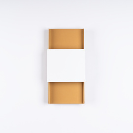 Applique DURLIN or/blanc