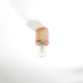 Plafonnier SALGADO en bois naturel