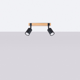 Plafonnier FAGER 2 noir