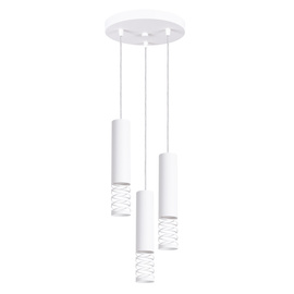 Lampe suspendue LAMI 3P blanc
