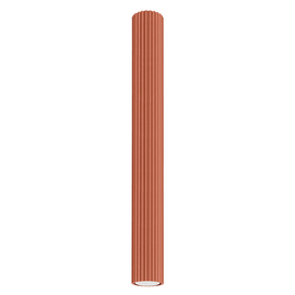 Plafonnier KARBON 60 rouge ocre