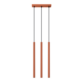 Lampe suspendue PASTELO 3 rouge ocre