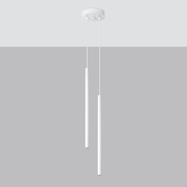 Lampe suspendue PASTELO 2 blanc