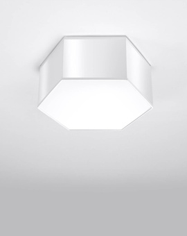 Plafond SUNDE 13 blanc + 2x ampoule LED E27 3000K Warm 7.5W 620lm