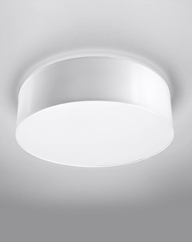 Plafond ARENA 35 BLANC + 2x ampoule LED E27 4000K Froid 7.5W 650lm