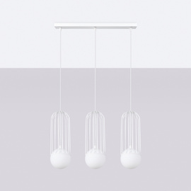 Lampe suspendue BRINA 3L blanc