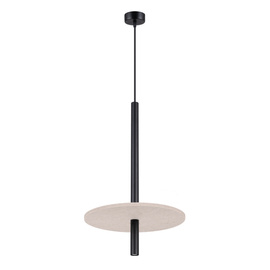 Lampe suspendue FELTRO 1 noir/beige