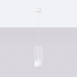 Lampe suspendue BRINA 1 blanc