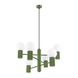 Lustre HALO 6 vert olive