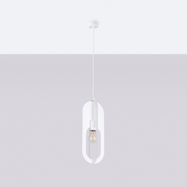 Lampe suspendue NICUS 1 blanc