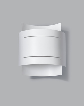 Applique HESTIA blanche + 1x ampoule LED G9 4000K froide 4.5W 530lm