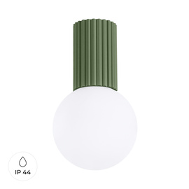 Plafonnier HALO vert olive IP44