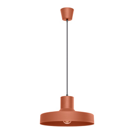 Lampe suspendue BILO rouge ocre