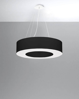Lustre SATURNO 70 noir