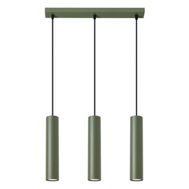 Lampe suspendue LAGOS 3L vert olive