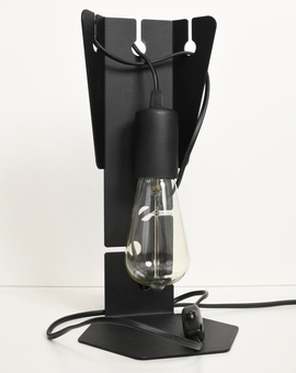 Lampe de bureau ARBY noir + 1x ampoule LED E27 3000K Warm 7.5W 620lm