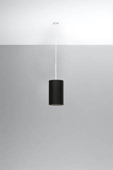 Lustre OTTO 15 noir + 1x ampoule LED E27 3000K Warm 7.5W 620lm