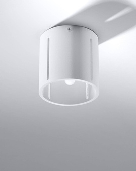 Plafond INEZ blanc + 1x ampoule LED G9 4000K Froid 4.5W 530lm