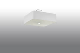 Plafond LOKKO 45 blanc + 5x ampoule LED E27 3000K Warm 7.5W 620lm