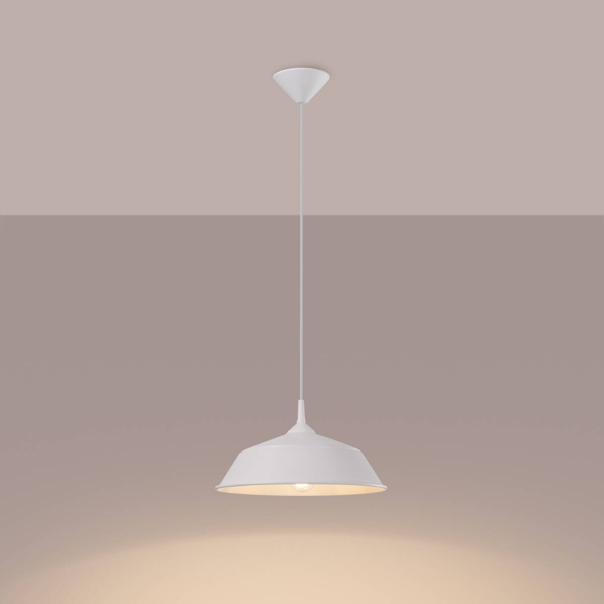 Lampe suspendue FRIKA blanc