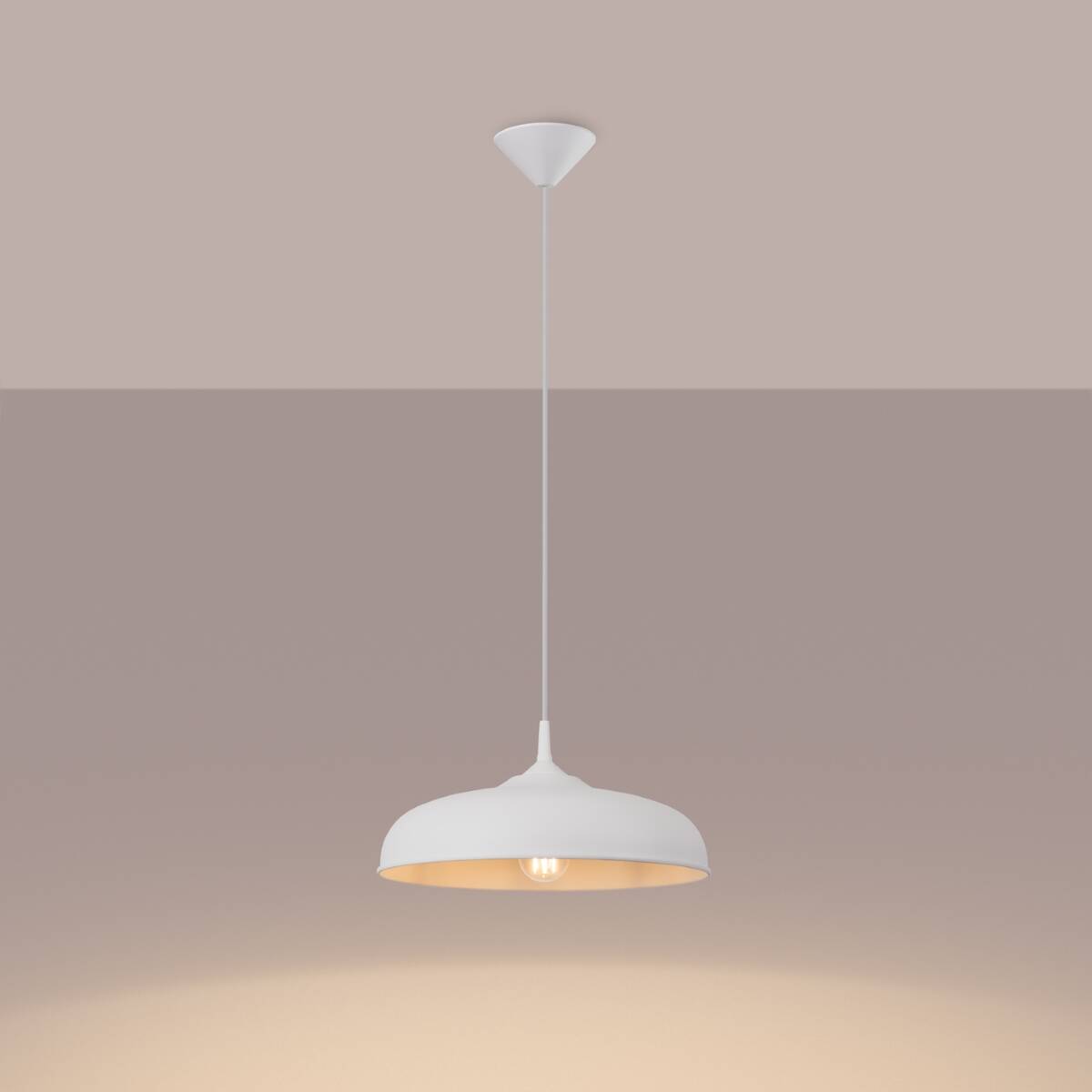 Lampe suspendue GINA blanc