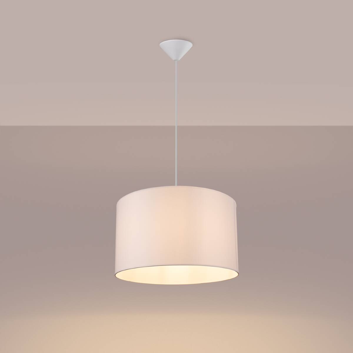 Lampe suspendue NOVA 40 blanc