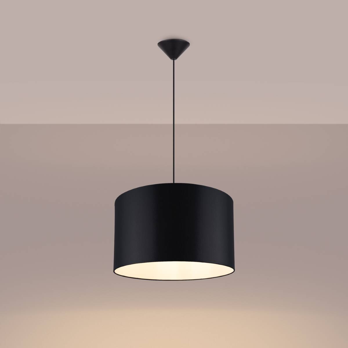 Lampe suspendue NOVA 40 noir