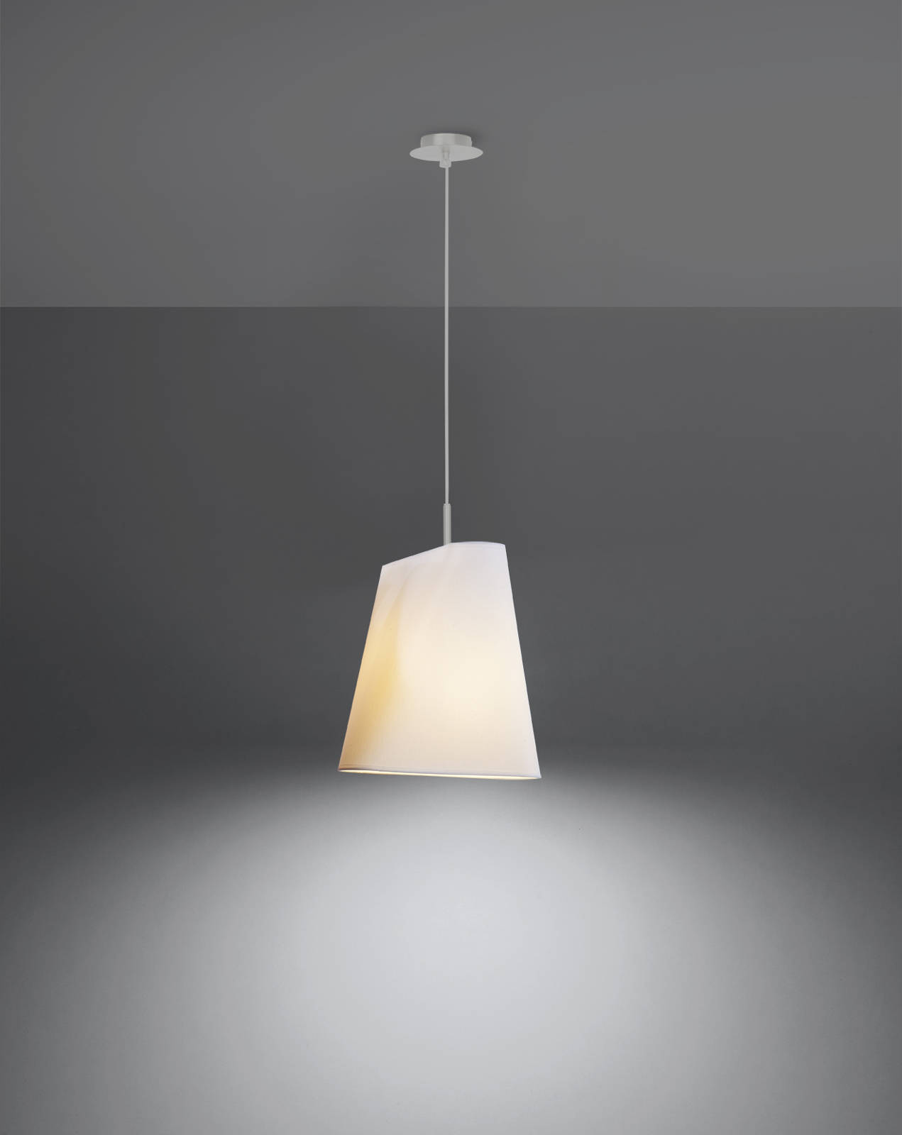 Lustre BLUM 1 blanc + 1x ampoule LED E27 3000K Warm 7.5W 620lm