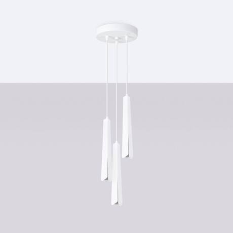 Lampe suspendue PRYSM 3P blanc