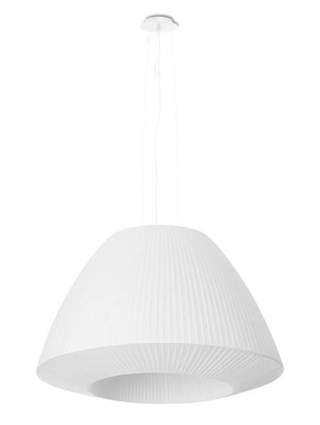 Lustre BELLA 60 blanc + 3x ampoule LED E27 3000K Warm 7.5W 620lm