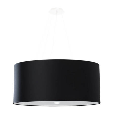 Lustre OTTO 60 noir + 5x ampoule LED E27 4000K Froid 7.5W 650lm