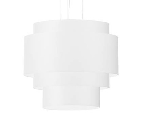 Lustre REFLEXION 50 blanc + 5x ampoule LED E27 3000K Warm 7.5W 620lm