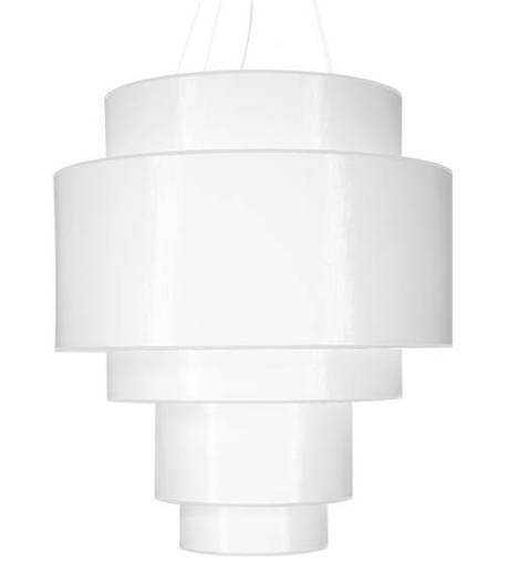 Lustre REFLEXION 80 blanc + 7x ampoule LED E27 4000K Froid 7.5W 650lm