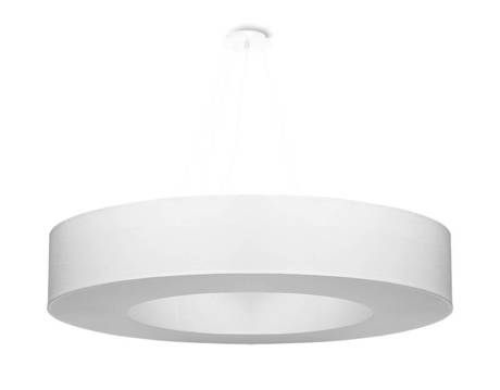 Lustre SATURNO 90 blanc + 8x ampoule LED E27 3000K Warm 7.5W 620lm