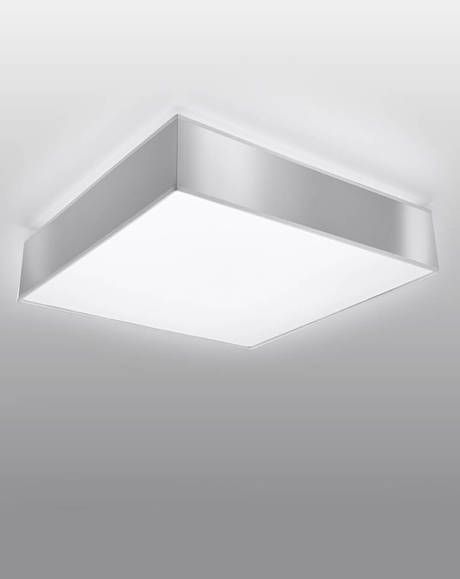 Plafond HORUS 25 GREY + 1x ampoule LED E27 3000K Warm 7.5W 620lm