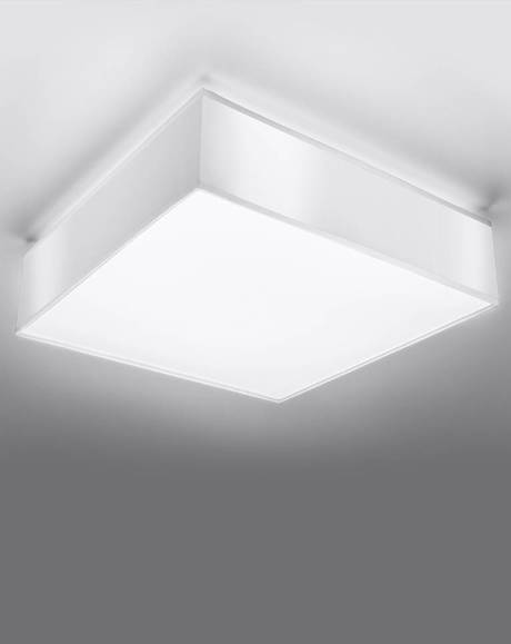 Plafond HORUS 55 BLANC + 4x ampoule LED E27 4000K Froid 7.5W 650lm