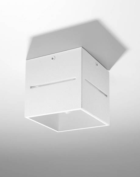 Plafond LOBO blanc + 1x ampoule LED G9 3000K Warm 4.5W 510lm