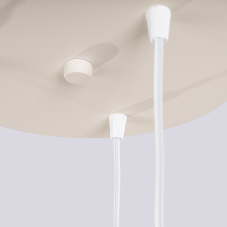 Lampe suspendue HALO 3P beige