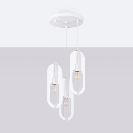 Lampe suspendue NICUS 1 blanc