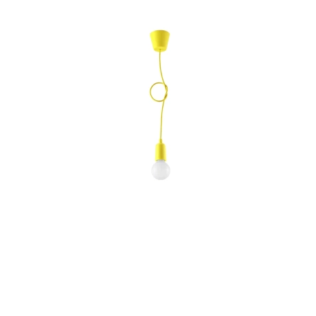 Lampe pendante DIEGO 1 jaune